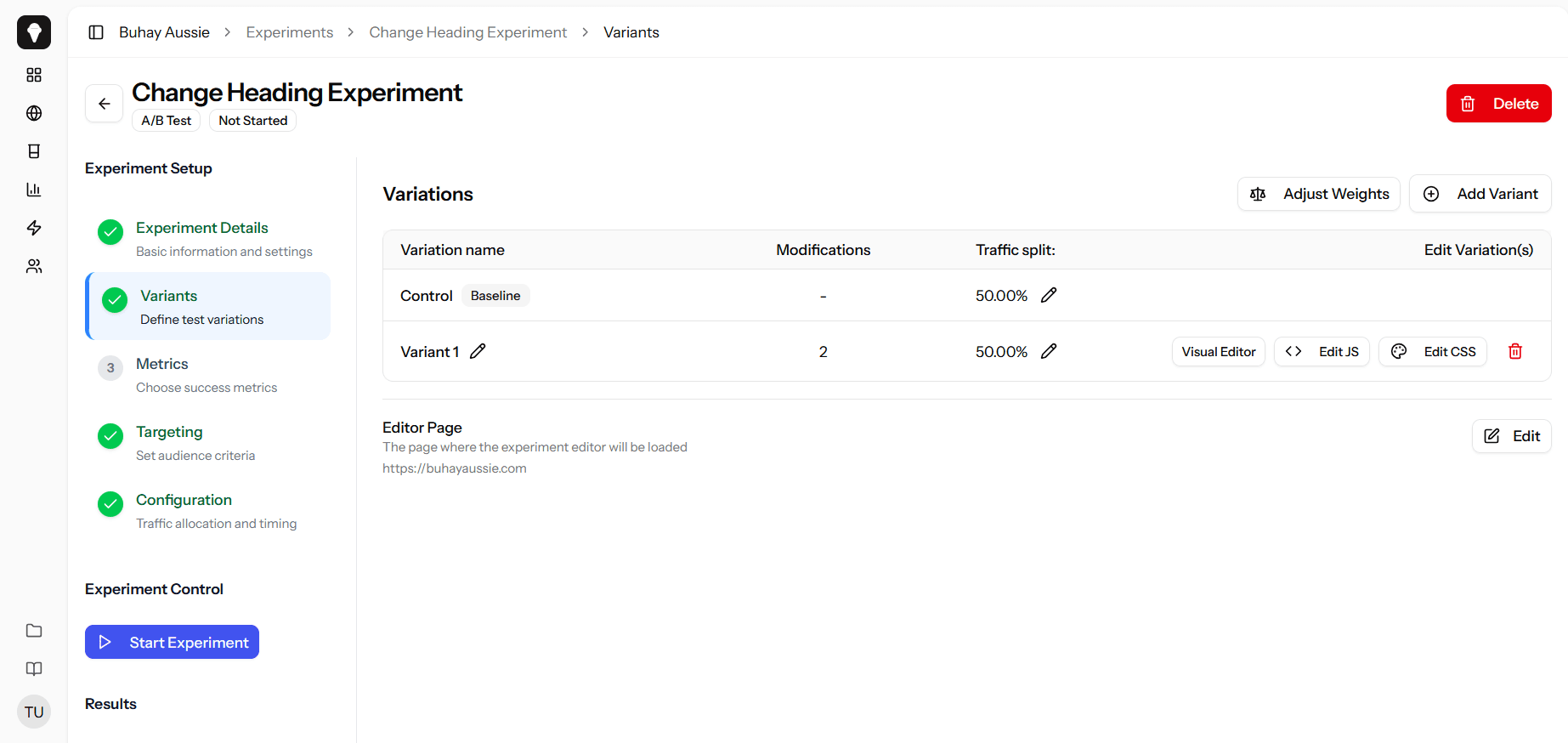 AB Testing Analytics